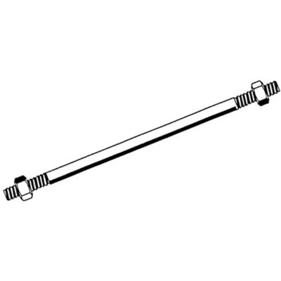 Entretoise Torbel G616452 - Acier zingué, 50mm filetage, 2 écrous Entretoise Torbel G616452 - Acier zingué, 50mm filetage, 2 écrous