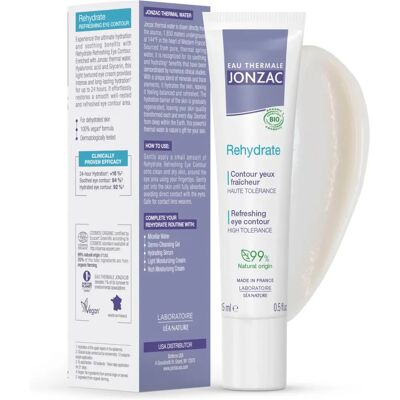 REhydrate Oogcontourcrème Eau Thermale Jonzac - 15ml REhydrate Oogcontourcrème Eau Thermale Jonzac - 15ml
