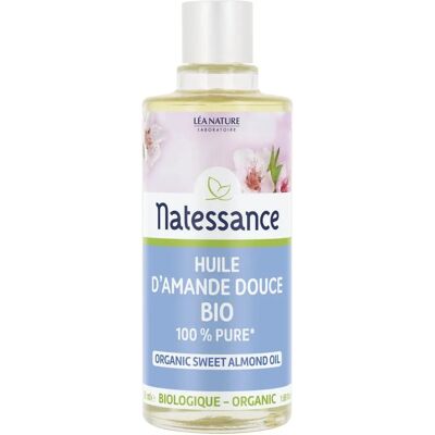 Huile d’Amande Bio Natessance 50ml - Huile bébé - Publicité Huile d’Amande Bio Natessance 50ml - Huile bébé - Publicité