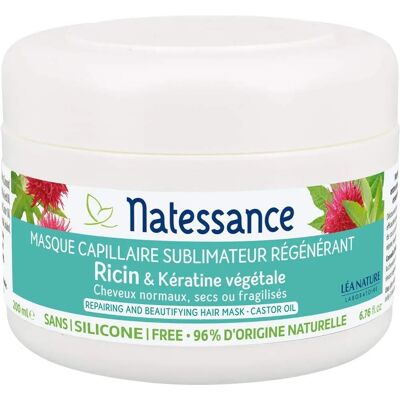 Masque Capillaire Natessance - Régénérant & Sublimateur - 200ml - Publicité Masque Capillaire Natessance - Régénérant & Sublimateur - 200ml - Publicité