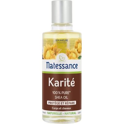 Shea olaj Natessance - 100ml - Tápláló Shea olaj Natessance - 100ml - Tápláló