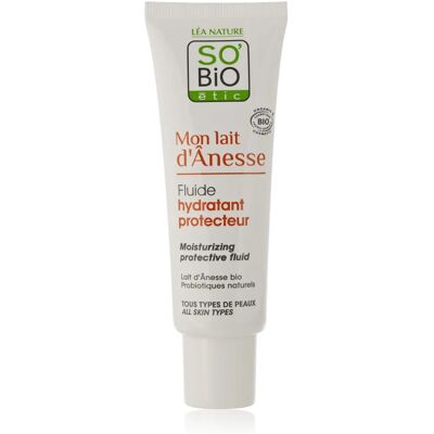 Fluidid Idratante Protettivo con Latte d'Asina - SO BIO étic Fluidid Idratante Protettivo con Latte d'Asina - SO BIO étic