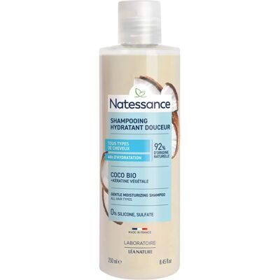 Shampoo con Cocco e Cheratina Vegetale Natessance - Uso Frequente Shampoo con Cocco e Cheratina Vegetale Natessance - Uso Frequente
