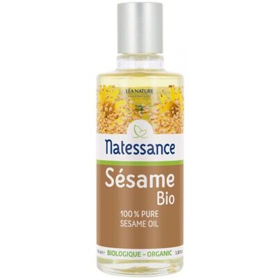 Natessance Sesamöl - Bio, Rein & Nährend - 100ml Natessance Sesamöl - Bio, Rein & Nährend - 100ml