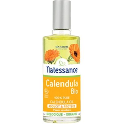 Huile de Calendula Natessance 50ml - Soin sensible et sec - Publicité Huile de Calendula Natessance 50ml - Soin sensible et sec - Publicité