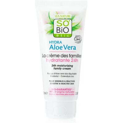 Crème Hydratante Aloe Vera Hydra SO BIO étic - Peau sensible 100ml - Publicité Crème Hydratante Aloe Vera Hydra SO BIO étic - Peau sensible 100ml - Publicité