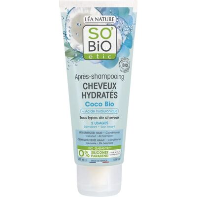 Après-Shampoing Hydratant So'Bio - 200ml Soin capillaire - Publicité Après-Shampoing Hydratant So'Bio - 200ml Soin capillaire - Publicité