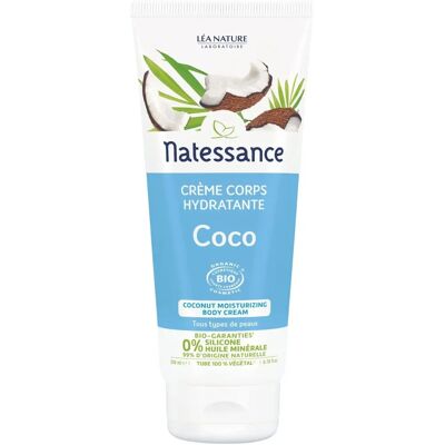 Crème Corps Bio de Coco Natessance - Hydratante et Nourrissante - Publicité Crème Corps Bio de Coco Natessance - Hydratante et Nourrissante - Publicité