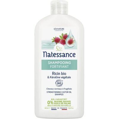 Shampooing au Ricin Bio et Kératine Végétale - 500ml - Soin capillaire Shampooing au Ricin Bio et Kératine Végétale - 500ml - Soin capillaire