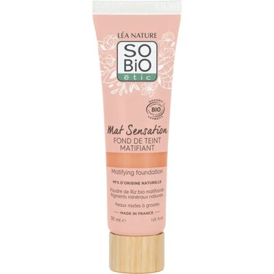 Léa Nature SO BiO étic - Fond de teint matifiant - Beige doré - Fond de teint - Publicité Léa Nature SO BiO étic - Fond de teint matifiant - Beige doré - Fond de teint - Publicité