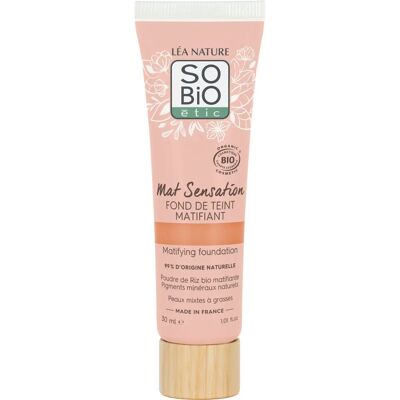 LÉA NATURE SO BiO étic - Fond de teint matifiant - 30 Sable doré - Publicité LÉA NATURE SO BiO étic - Fond de teint matifiant - 30 Sable doré - Publicité