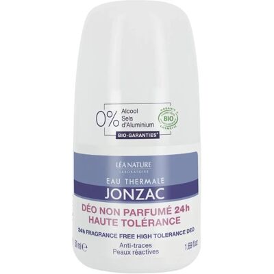 Jonzac 24-hour unperfumed roll-on deodorant 50ml Jonzac 24-hour unperfumed roll-on deodorant 50ml