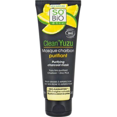 So'Bio Reine Yuzu Aktivkohle Gesichtsmaske 75 ml So'Bio Reine Yuzu Aktivkohle Gesichtsmaske 75 ml