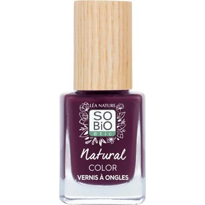 Vernis à Ongles Bio So'Bio - Prune Noire - Sec rapide, Vegan - Publicité Vernis à Ongles Bio So'Bio - Prune Noire - Sec rapide, Vegan - Publicité