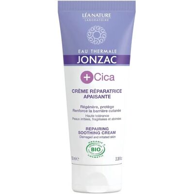 Jonzac CICA+ Hydraterende Huidherstellingscrème voor Gevoelige Huid - 100ml Jonzac CICA+ Hydraterende Huidherstellingscrème voor Gevoelige Huid - 100ml