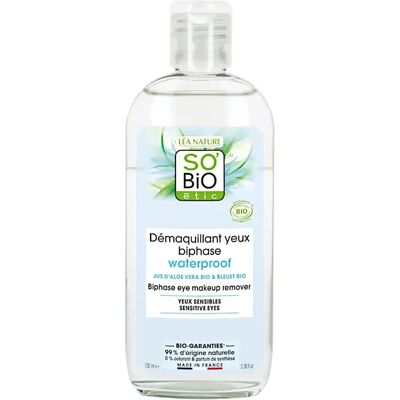 So'Bio Biologischer Wasserfestiger Augen-Make-up-Entferner 100 ml So'Bio Biologischer Wasserfestiger Augen-Make-up-Entferner 100 ml