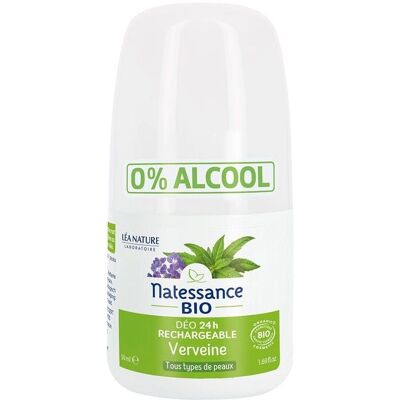 Desodorante Recarregable de Verveine Orgánico Natessance - 50ml Desodorante Recarregable de Verveine Orgánico Natessance - 50ml