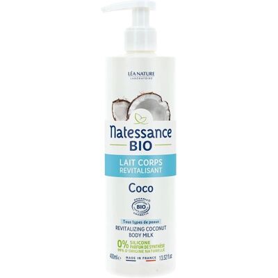 Lait Corporel Bio à la Noix de Coco Natessance - Hydratant & Nourrissant - 400ml - Publicité Lait Corporel Bio à la Noix de Coco Natessance - Hydratant & Nourrissant - 400ml - Publicité