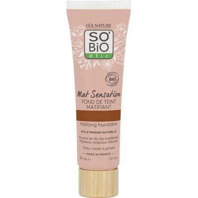SO BIOtic - Mat Sensation - Noisette 40 - Foundation - Publicité SO BIOtic - Mat Sensation - Noisette 40 - Foundation - Publicité