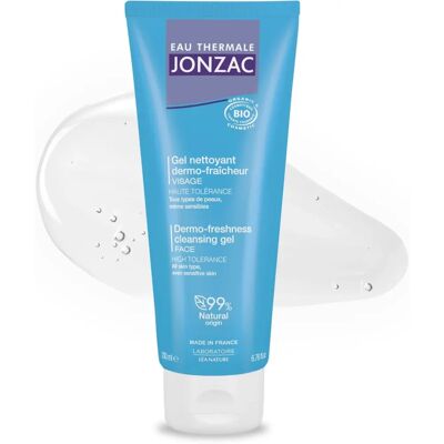 Eau Thermale Jonzac Gel Nettoyant Dermo-Fraîcheur Bio - Nettoyant Visage - Publicité Eau Thermale Jonzac Gel Nettoyant Dermo-Fraîcheur Bio - Nettoyant Visage - Publicité