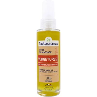 Huile de massage vergetures - Flacon 100ml - Publicité Huile de massage vergetures - Flacon 100ml - Publicité