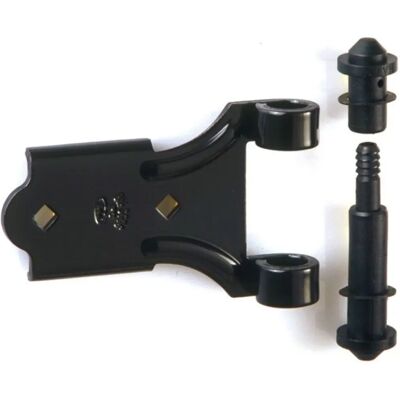 Cerniera nera Torbel 40mm - Sistema a doppia tapparella Cerniera nera Torbel 40mm - Sistema a doppia tapparella