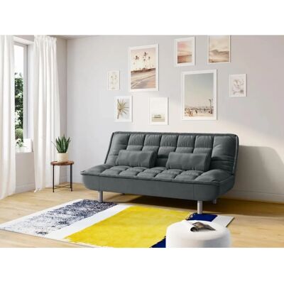 Vente-Unique Mishan Grau Schlafsofa - Modern 3-Sitzer Vente-Unique Mishan Grau Schlafsofa - Modern 3-Sitzer