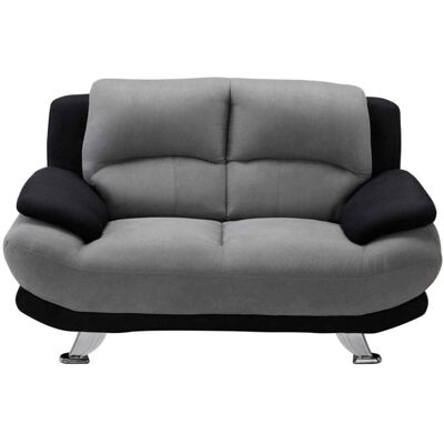 Einzigartiges Microfaser 2-Sitzer Sofa - Moderner Industrie-Look Einzigartiges Microfaser 2-Sitzer Sofa - Moderner Industrie-Look