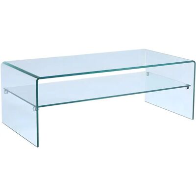 IKEA - Tavolino Stileos - Vetro temperato - Doppio ripiano - Design moderno IKEA - Tavolino Stileos - Vetro temperato - Doppio ripiano - Design moderno