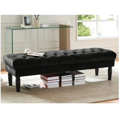 VENTE-UNIQUE Rinaldo Samtbank - 160x50x46 cm - Innenraum VENTE-UNIQUE Rinaldo Samtbank - 160x50x46 cm - Innenraum