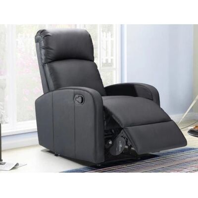 Vente-unique ISAO Synthetisches Leder Relaxstuhl Vente-unique ISAO Synthetisches Leder Relaxstuhl