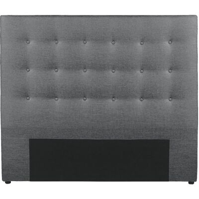 Vente-unica Francesco Kopfteil - 144x9.5x125cm - Grau - Bettkopfteil Vente-unica Francesco Kopfteil - 144x9.5x125cm - Grau - Bettkopfteil