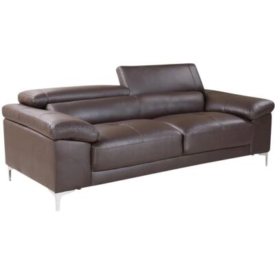 Divano LINEA SOFA in Pelle a 3 Posti - Design Moderno Divano LINEA SOFA in Pelle a 3 Posti - Design Moderno