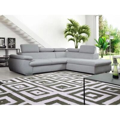 Vente-Unique Fabien Schlafsofa - Modern, Stauraum, 5 Kopfstützen Vente-Unique Fabien Schlafsofa - Modern, Stauraum, 5 Kopfstützen