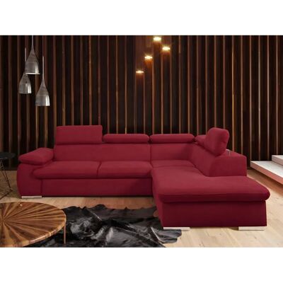 Vente-Unique Fabien Ecksofa Bett - 5 Relax-Kopfstützen - Europa Vente-Unique Fabien Ecksofa Bett - 5 Relax-Kopfstützen - Europa