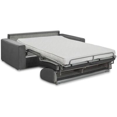 Divano Letto Unique CALITO - Velluto Grigio - 194x94x85cm Divano Letto Unique CALITO - Velluto Grigio - 194x94x85cm