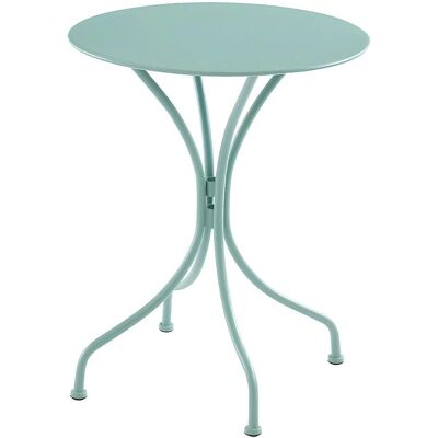 MYLIA Garden Table - 60cm Diameter - Metal - Outdoor - French Design MYLIA Garden Table - 60cm Diameter - Metal - Outdoor - French Design