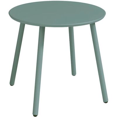 Tavolo da giardino MYLIA Mirmande - Acciaio, 50x50x44.5 cm, Verde Mandorla Tavolo da giardino MYLIA Mirmande - Acciaio, 50x50x44.5 cm, Verde Mandorla