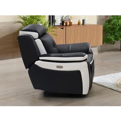 Vente-unique Angelique Canapé Relax Électrique en Cuir - Style et Confort - Publicité Vente-unique Angelique Canapé Relax Électrique en Cuir - Style et Confort - Publicité