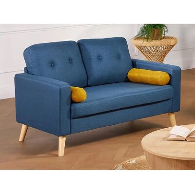 Venta-unique Tatum Blau 2-Sitzer Sofa - Sofa Venta-unique Tatum Blau 2-Sitzer Sofa - Sofa