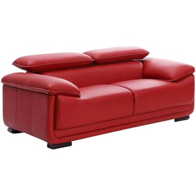 Venta-unique Macelo 2-Sitzer Ledersofa - Modernes Komfortdesign Venta-unique Macelo 2-Sitzer Ledersofa - Modernes Komfortdesign