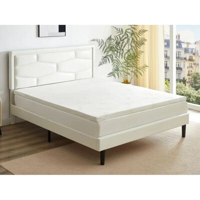 Surmatelas en mousse à mémoire Naturea - 140x190 - Hypoallergénique - Publicité Surmatelas en mousse à mémoire Naturea - 140x190 - Hypoallergénique - Publicité