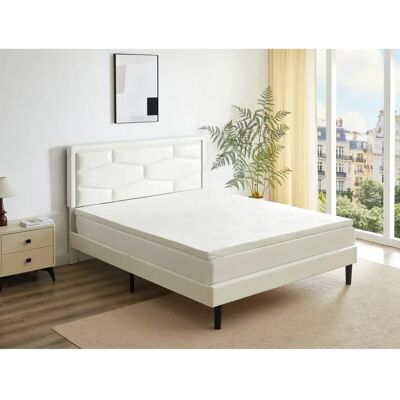 Sovraccuscino in schiuma memory Aloe Vera di Naturea - 180x200 cm - Dura Sovraccuscino in schiuma memory Aloe Vera di Naturea - 180x200 cm - Dura