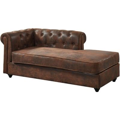 Vente-unique Shirel Microfaser Chesterfield Linksarmlehnen Sofa - Sofatyp Vente-unique Shirel Microfaser Chesterfield Linksarmlehnen Sofa - Sofatyp