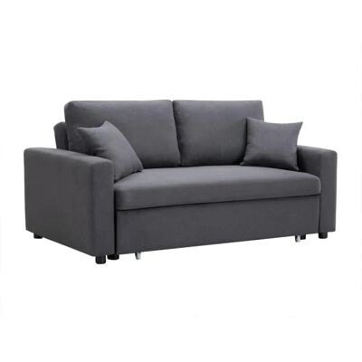 Vente-Unique Inizor Schlafsofa - Grau - 3-Sitzer Vente-Unique Inizor Schlafsofa - Grau - 3-Sitzer