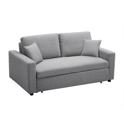 Vente-Unique Inizor Hellgraues Schlafsofa - 3-Sitzer Vente-Unique Inizor Hellgraues Schlafsofa - 3-Sitzer