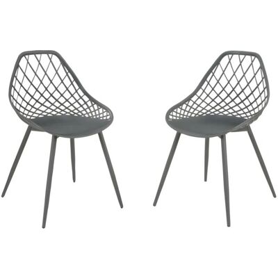 Sedie da giardino MYLIA Malaga - Set di 2 - Polypropylene Esterno Sedie da giardino MYLIA Malaga - Set di 2 - Polypropylene Esterno