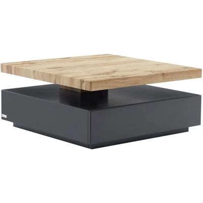 Mesa de centro Kyria da Vente-Unique - 1 Gaveta, Tampo giratório - MDF Mesa de centro Kyria da Vente-Unique - 1 Gaveta, Tampo giratório - MDF