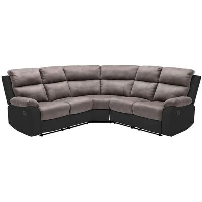 Canapé Tolzano Vente-unique - Microfibre, Cuir synthétique, 6 places - Publicité Canapé Tolzano Vente-unique - Microfibre, Cuir synthétique, 6 places - Publicité