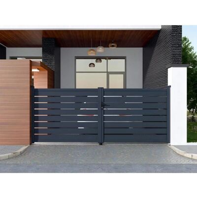 Expertland Aluminium Poort met 3 Variaties - 392x158 cm Expertland Aluminium Poort met 3 Variaties - 392x158 cm